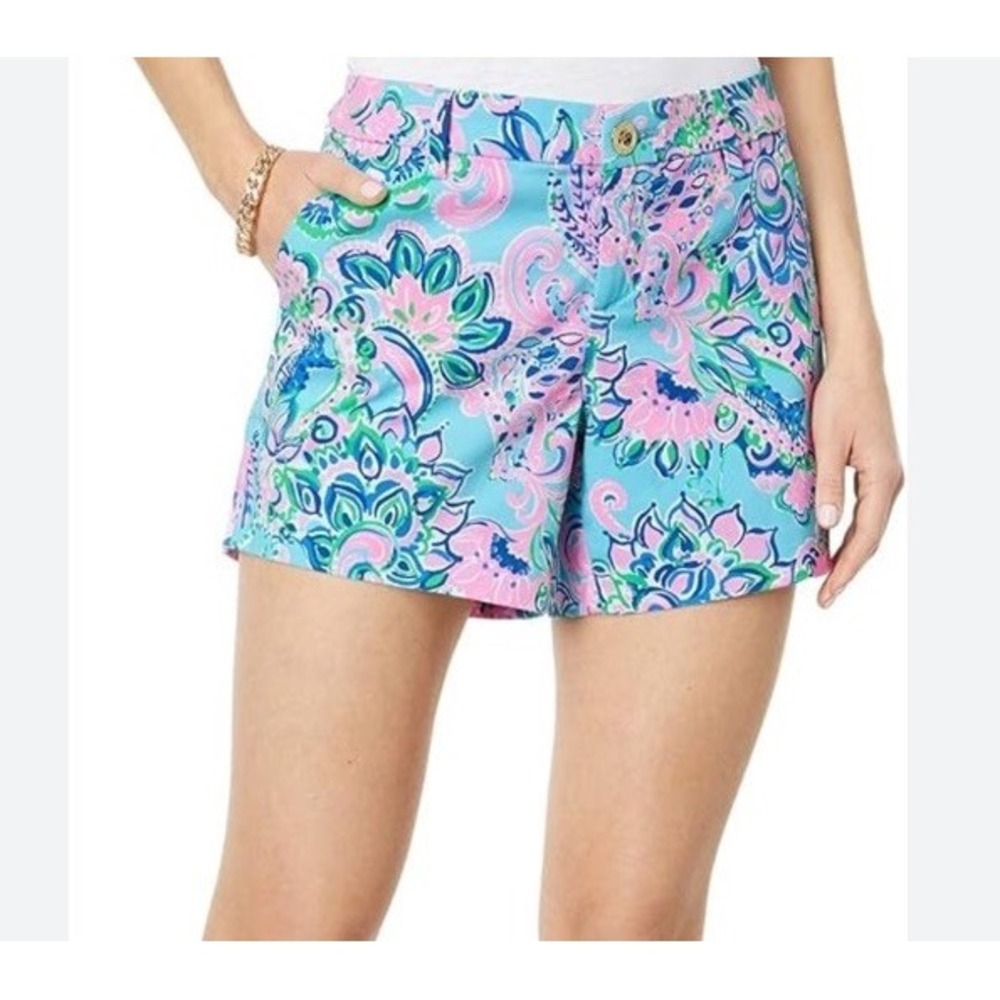 Lilly Pulitzer womens Callahan Stretch Shorts Sz 10